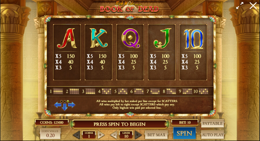 book of dead